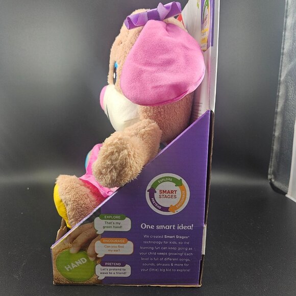 Fisher-Price Laugh & Learn Smart Stages Sis Plush Toy 6-36 Months Interactive Ed - Picture 4 of 8